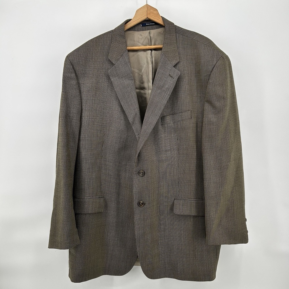 Lauren Ralph Lauren Blazer Mens 50L Brown Houndstooth Wool Sport Coat Canada